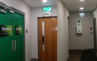 New corridor area at Ace Autobody Limerick