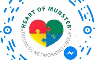 Just scan to start a Facebook messenger chat.