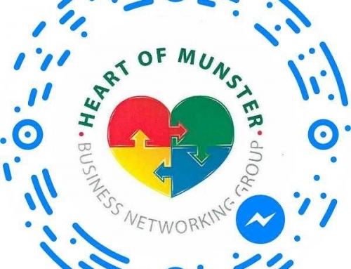 Just scan to start a Facebook messenger chat.